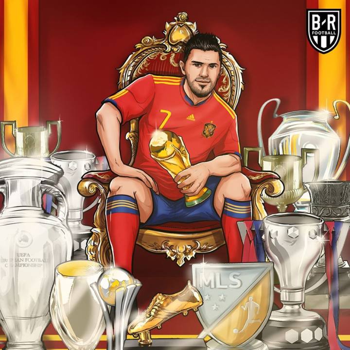 再见传奇西班牙射手比利亚将在本赛季结束后退役